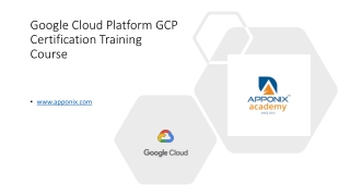 GOOGLE CLOUD TRAINING