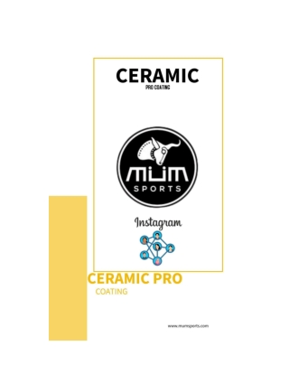 Ceramic Coatings Services