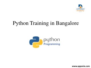 Python Training in Bangalore