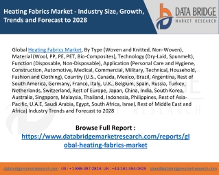 Heating Fabrics Market Size Hitting New Highs Explored with CAGR of 9.50%