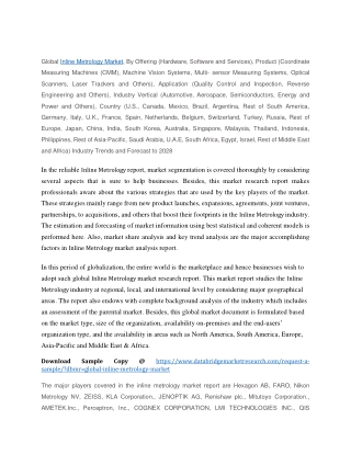 Inline Metrology Market