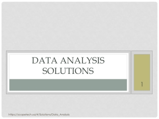 Data Analysis Services