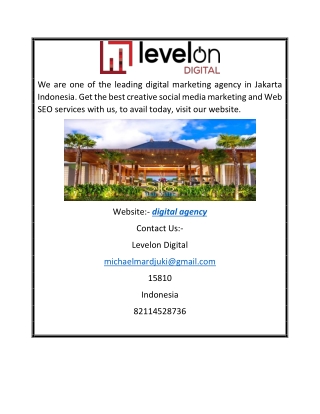 Digital agency | Levelondigital.com