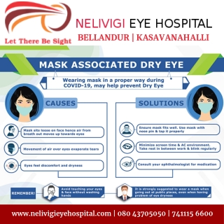 Mask Associated Dry Eye - Eye Hospitals in Bellandur, Bangalore - Nelivigi Eye