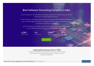 Best Software Consulting Company in India: 2500  Satisfied Clients