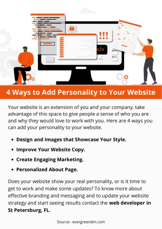 4 Ways to Add Personality to Your Website