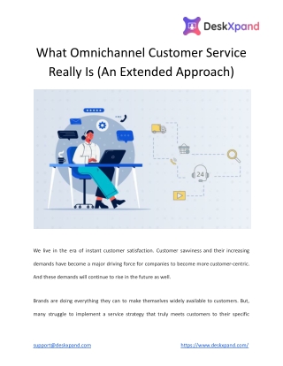 What Omnichannel Customer Service Really Is (An Extended Approach)
