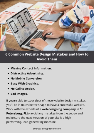 6 Common Website Design Mistakes and How to Avoid Them
