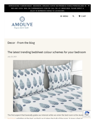Check Pastel Color and Floral Bedsheets Online with Amouve