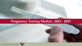 Pregnancy Testing Market