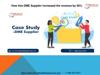 How this DME Supplier increased the revenue by 50%