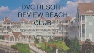 Disney Vacation Club Resort Review Beach Club