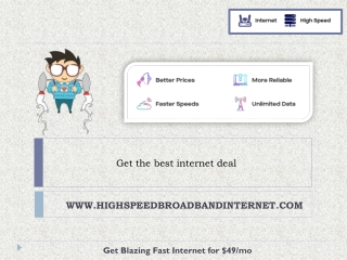 Get the best internet deal