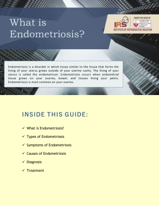 What are the different types of Endometriosis?