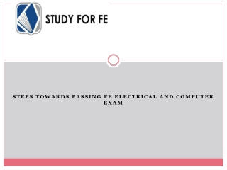 Steps towards Passing FE Electrical and Computer Exam