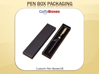 Pen Box Packaging
