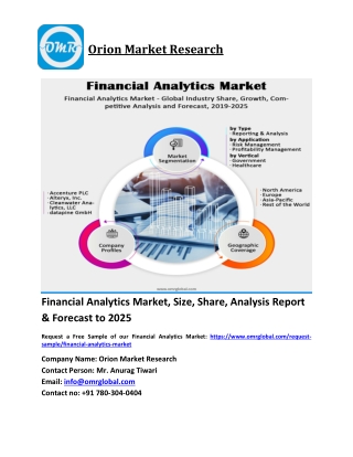 Financial Analytics Market Growth, Size, Share, Industry Report and Forecast 201