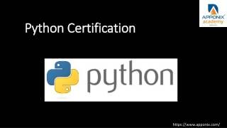 Python certification