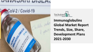 Immunoglobulins Market Growth Analysis, Latest Trends Forecast To 2030