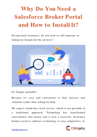 Why Do You Need a Salesforce Broker Portal and How to Install It