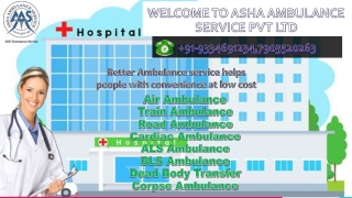 Book Train Ambulance Service with best arrangement at low cost |ASHA