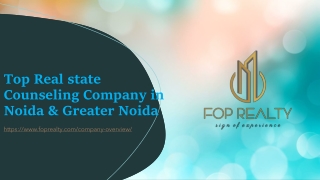 Top Real Estate Consulting Company in Noida & Greater Noida