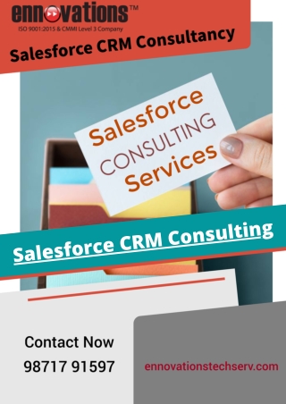 Best Salesforce CRM Consulting/Consultancy