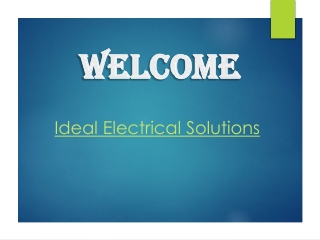 Top Quality Service for Electrical Installations in Bosham