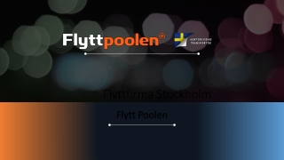 Flyttfirma Stockholm