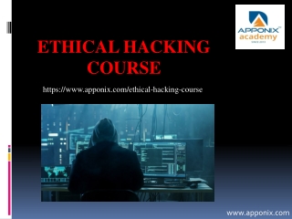Ethical Hacking course.