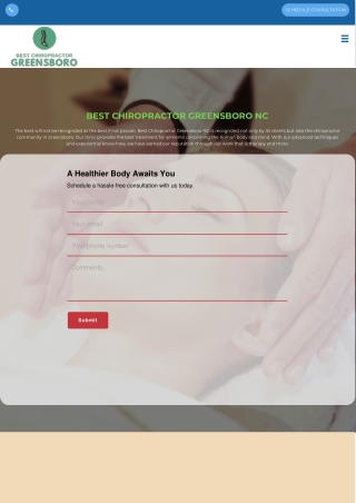 Chiropractor Greensboro NC