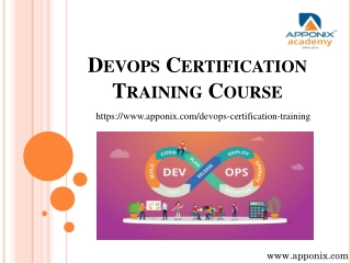 Devops Certification Training Course.