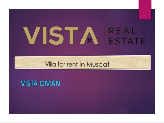 Villa for rent in Muscat