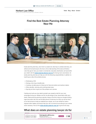 Find the Best Estate Planning Attorney Near Me