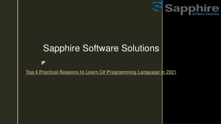 Top 6 Practical Reasons to Learn C# Programming Language in 2021