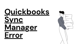 Quickbooks Sync Manager Error