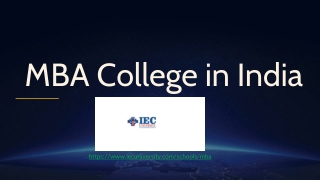 MBA College in India