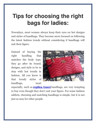 Gucci Women Bags - Good Style & Design Bags