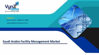 Saudi Arabia Facility Management Market to Witness 9.4% CAGR During 2019–2024