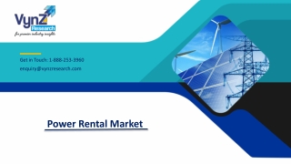 Global Power Rental Market - Analysis and Forecast (2014 - 2024)