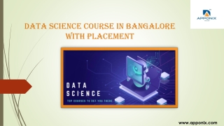 Data Science Course in Bangalore with Placement