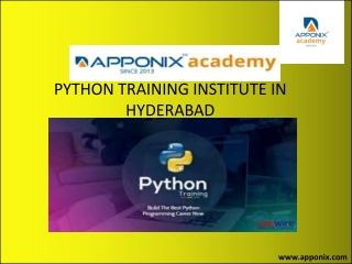 python training instutute in HYDERABAD