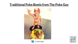 Traditional Poke Bowls - The Poke Guy