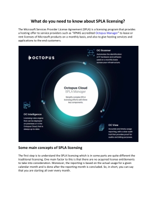 Microsoft SPLA Licensing