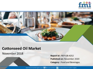 Cottonseed Oil Market