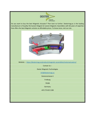 Magnetic Actuator