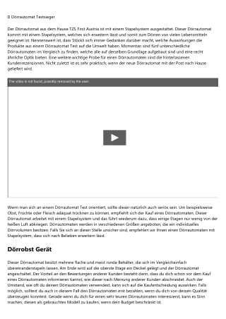 Der beste Guide  -  Klarstein Dörrautomat  2020