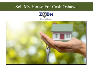 Sell My House For Cash Oshawa