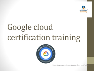 google cloud certification training