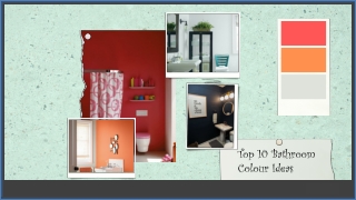 Top 10 Bathroom Colour Ideas